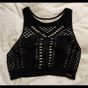 Danskin Black Racerback built in bra medium